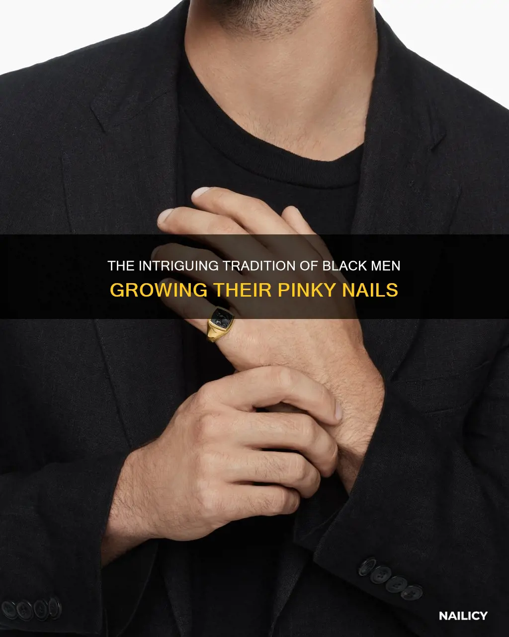 why do black guys grow their pinky nail