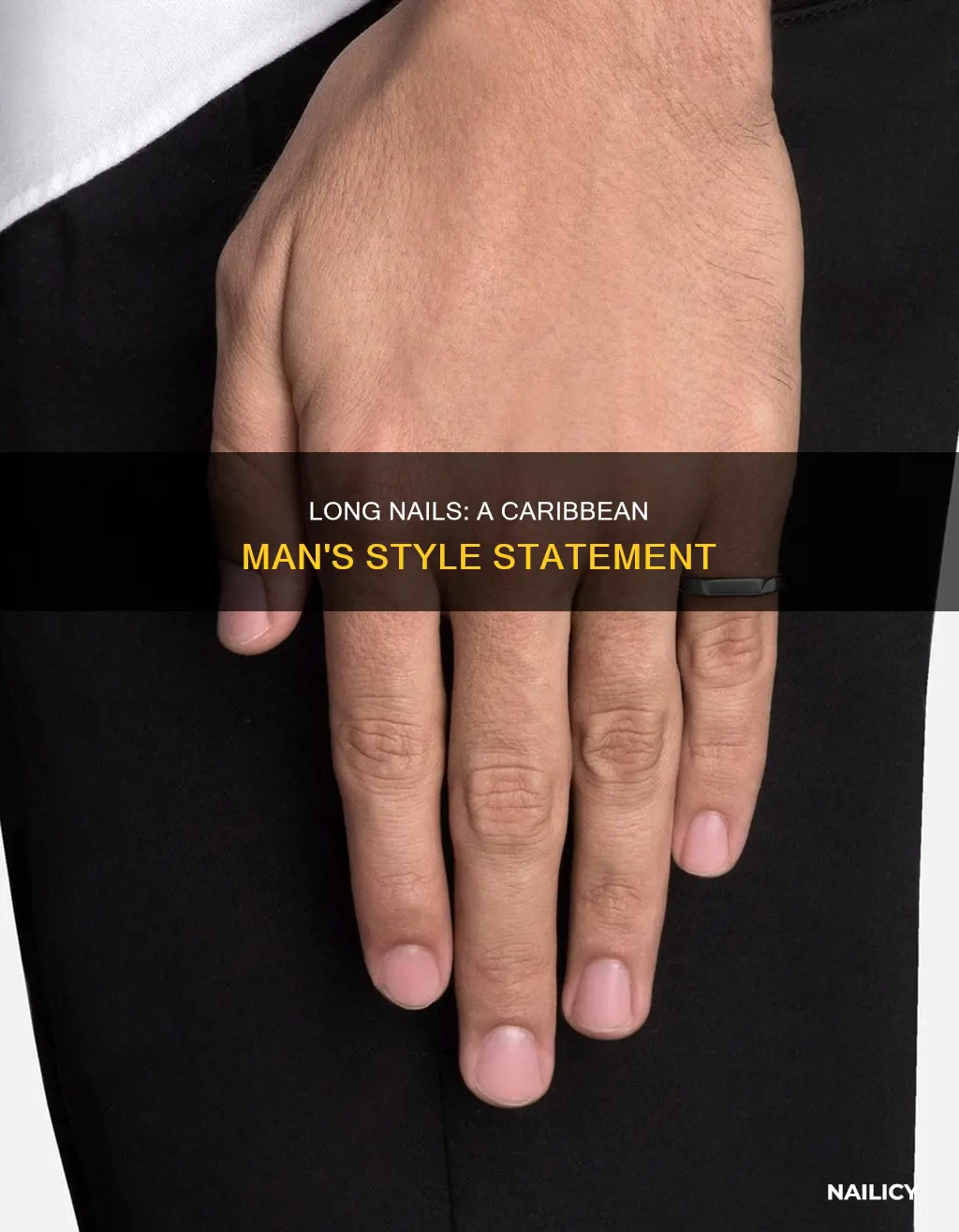 why do caribbean men have long pinky nails