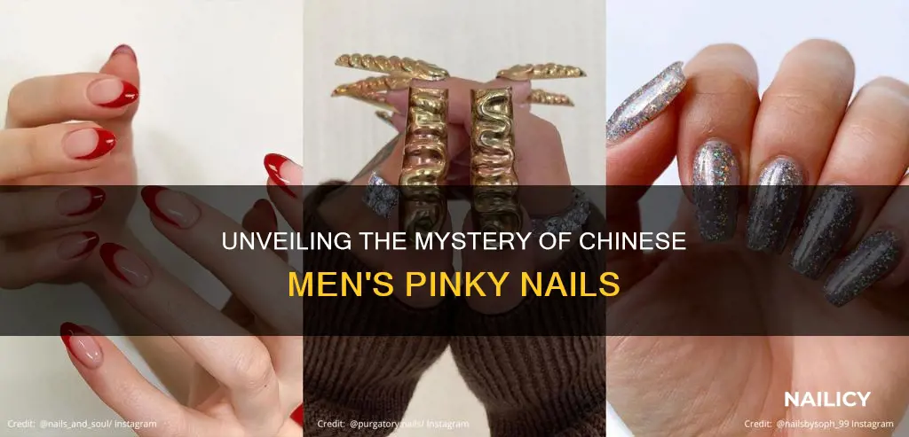 why do chinese men grow pinky nail