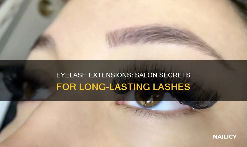 why do eyelash extensions in nail salons last longer