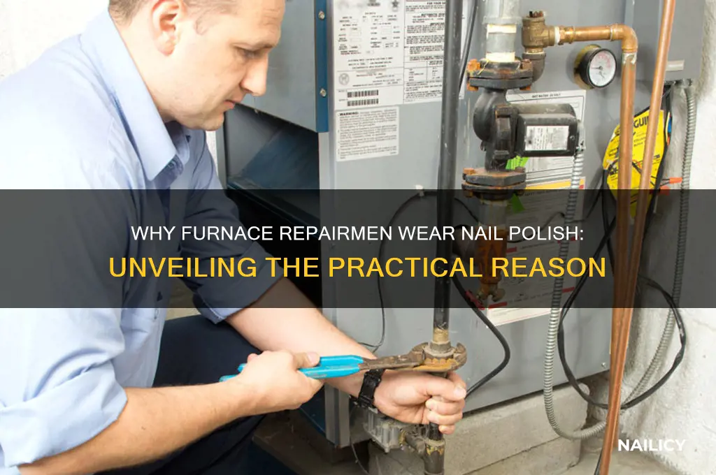 why do furnace repairmen weat nail polish