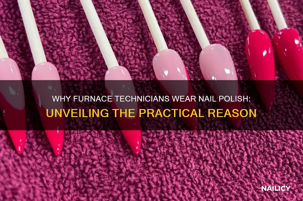 why do furnance guys weat nail polish