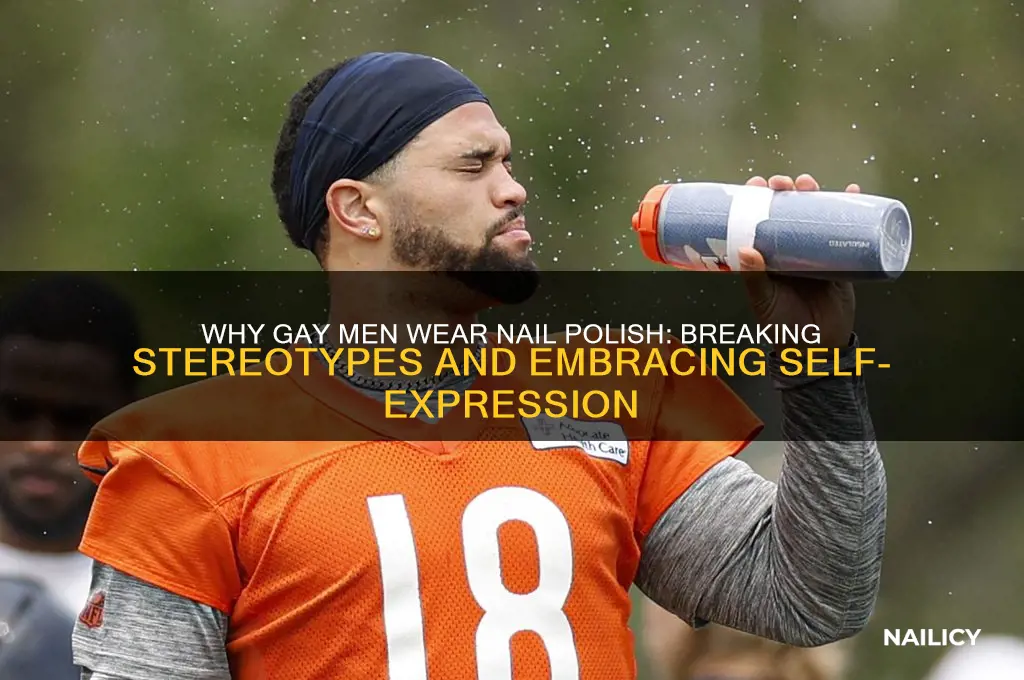 why do gay guys wear nail polish