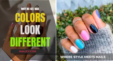 Gel Nail Colors: Why Do They Appear Different?