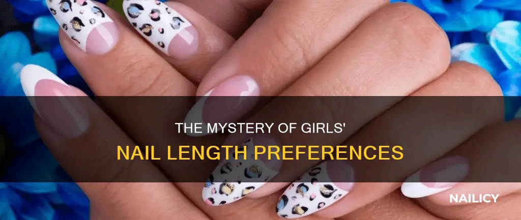 why do girls have some nails trimmed shorter than others
