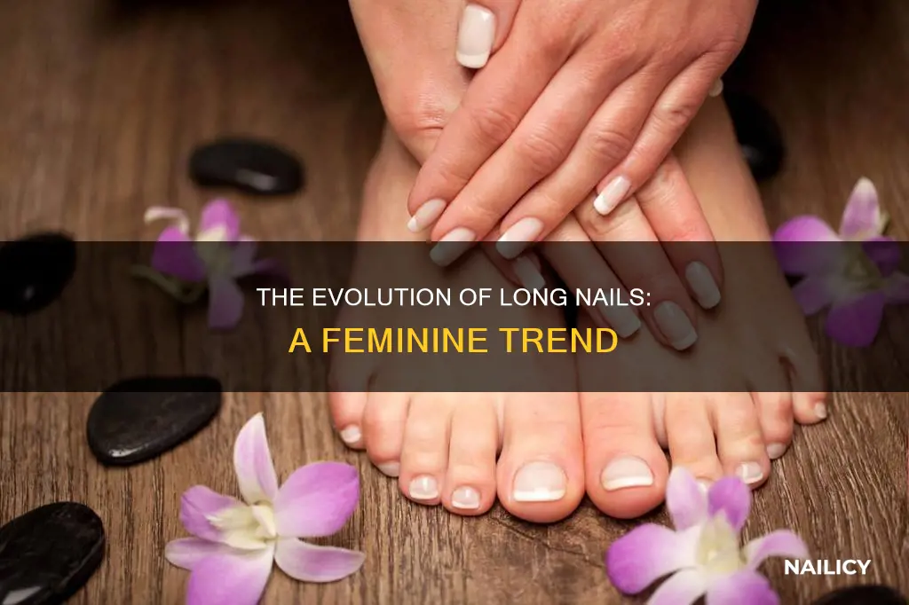 why do girps have long nails