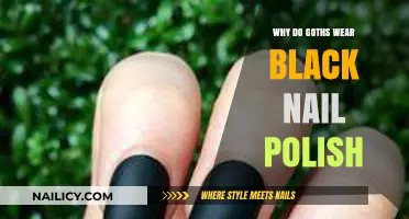 Why Goths Embrace Black Nail Polish: A Dark Fashion Statement