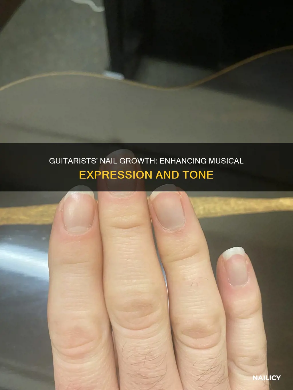 why do guitar players grow their nails