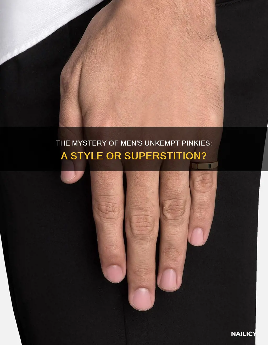 why do guys grow long pinky nails