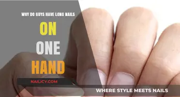 Guys' Long Nails: One Hand, Many Reasons