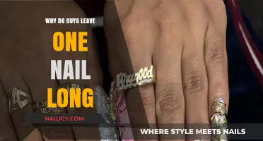 The Odd Trend of Men Growing a Single Long Fingernail