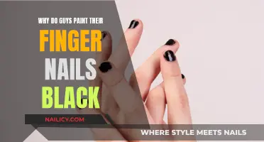 Unveiling the Dark Side: Why Guys Choose Black Nail Polish