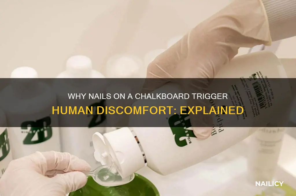 why do humans have nails on a chalkboard