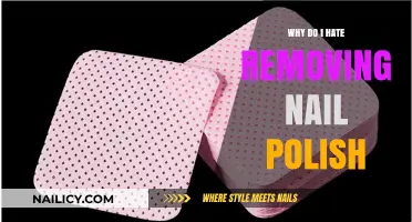 The Tedious Task of Nail Polish Removal