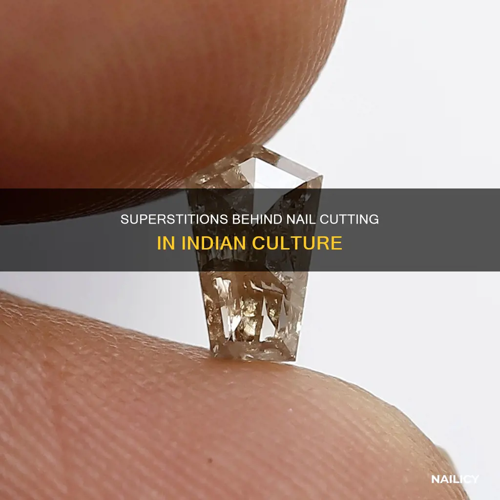 why do indian people not cut nails