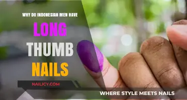 The Thumbnail Trend: Indonesian Men's Long Nails