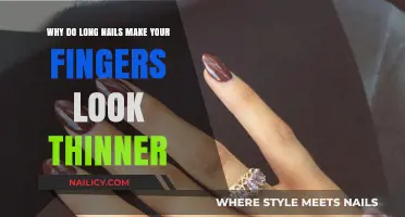 Long Nails: An Optical Illusion for Thinner Fingers