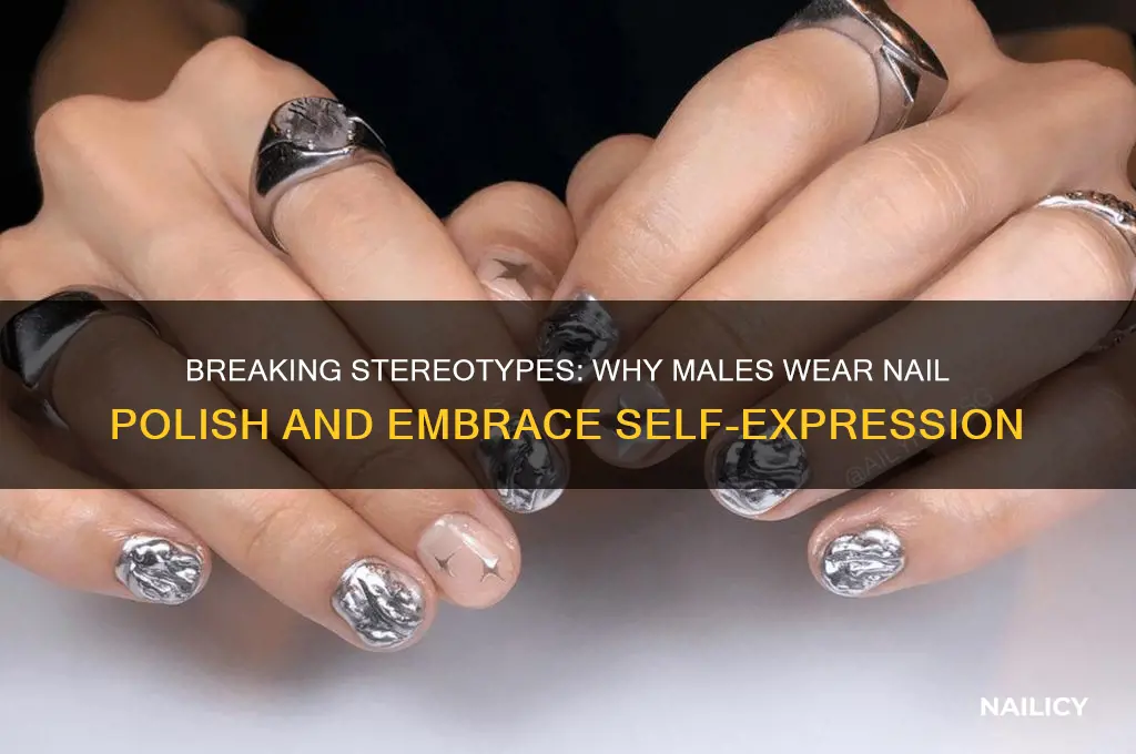 why do males wear nail polish