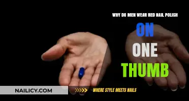 Why Men Wear Red Nail Polish on One Thumb: Unveiling the Trend