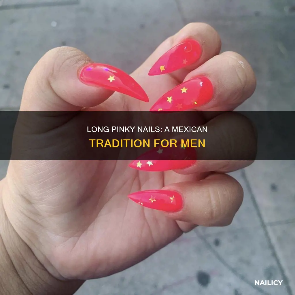 why do mexican guys have long pinky nails