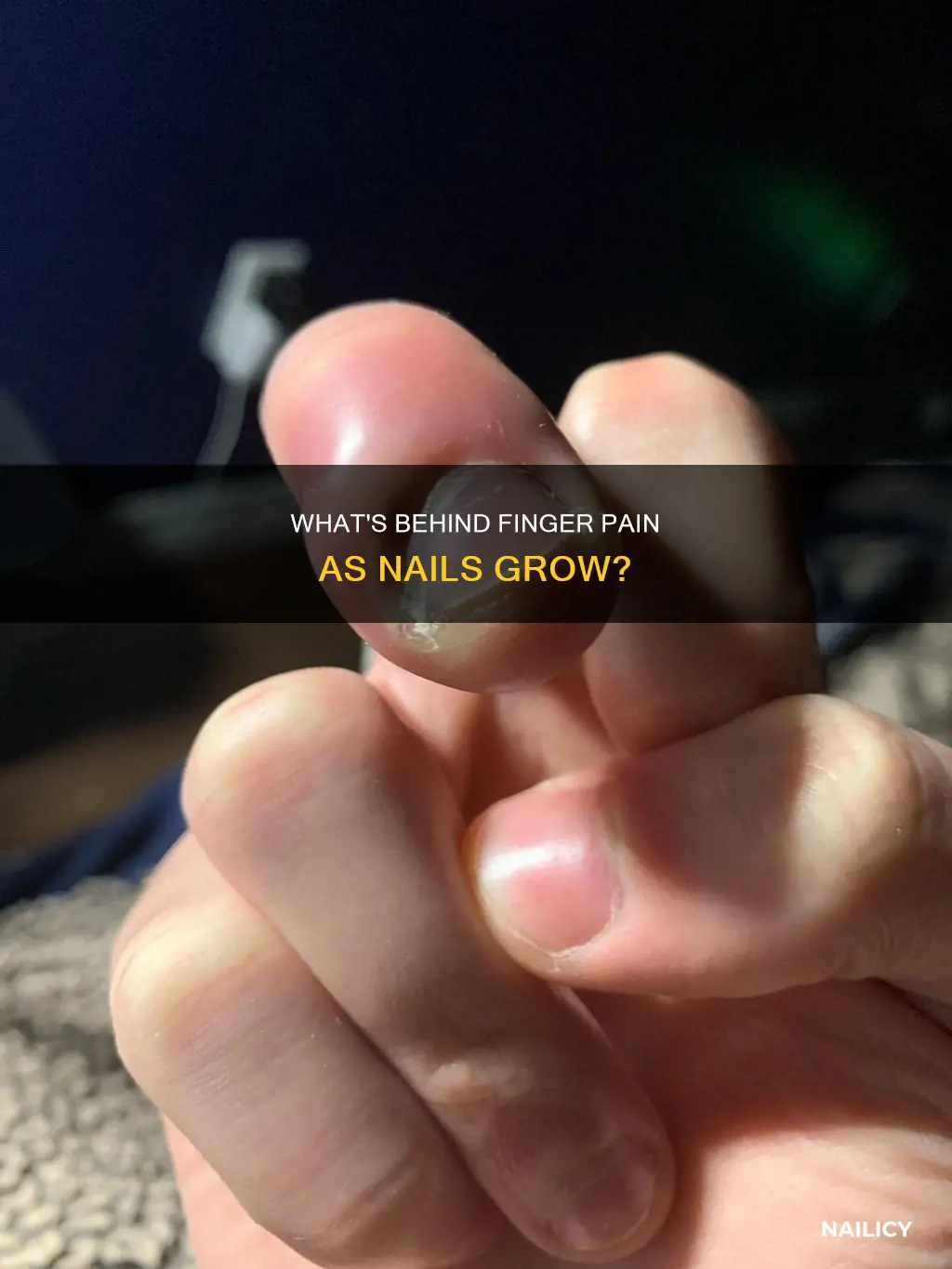 why do my fingers hurt when my nails grow