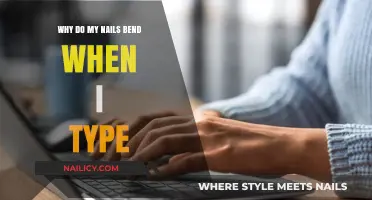 Why Do My Nails Bend When Typing? Causes and Solutions