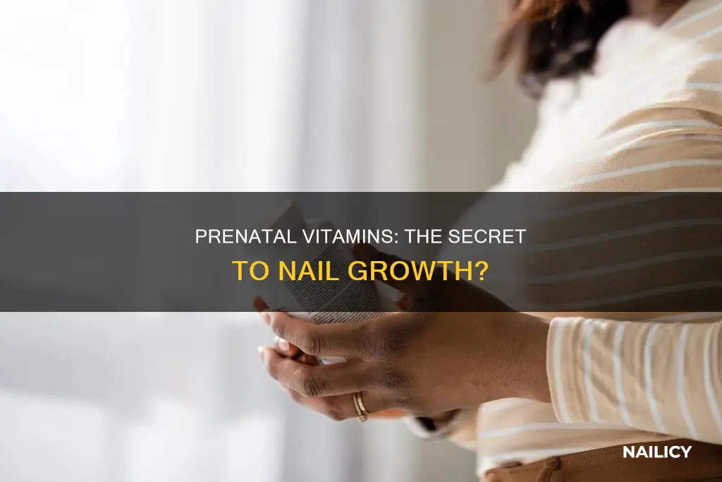 why do my nails grow while taking prenatal vitamins
