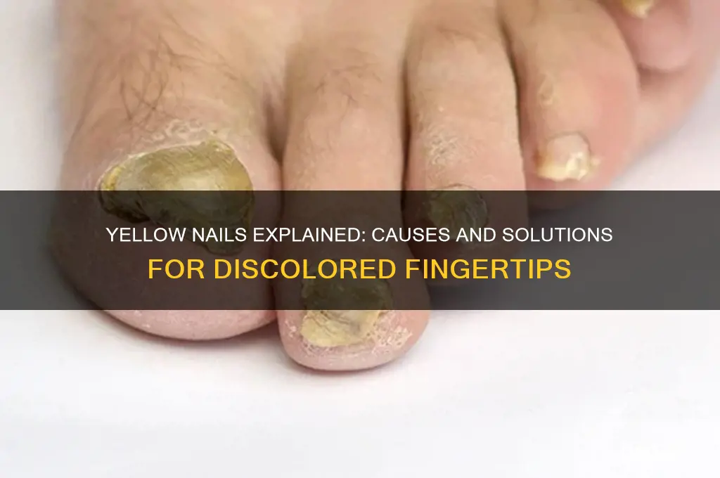 why do my nails have a yellow tint