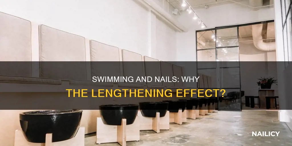 why do my nails seem longer after swimming
