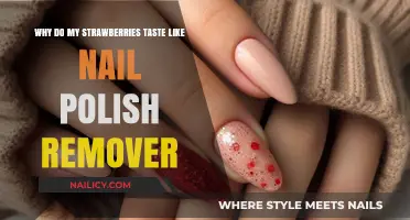 Strawberries' Taste: Why Do They Taste Like Nail Polish Remover?