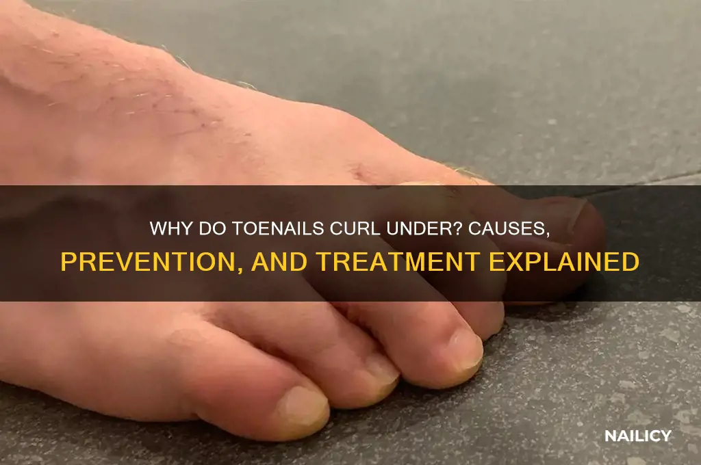 why do nail curl under