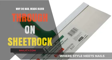 Why Nail Heads Bleed Through Sheetrock: Causes and Solutions