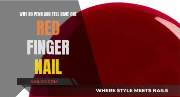 Penn and Tell's Red Finger: A Mysterious Nail Story