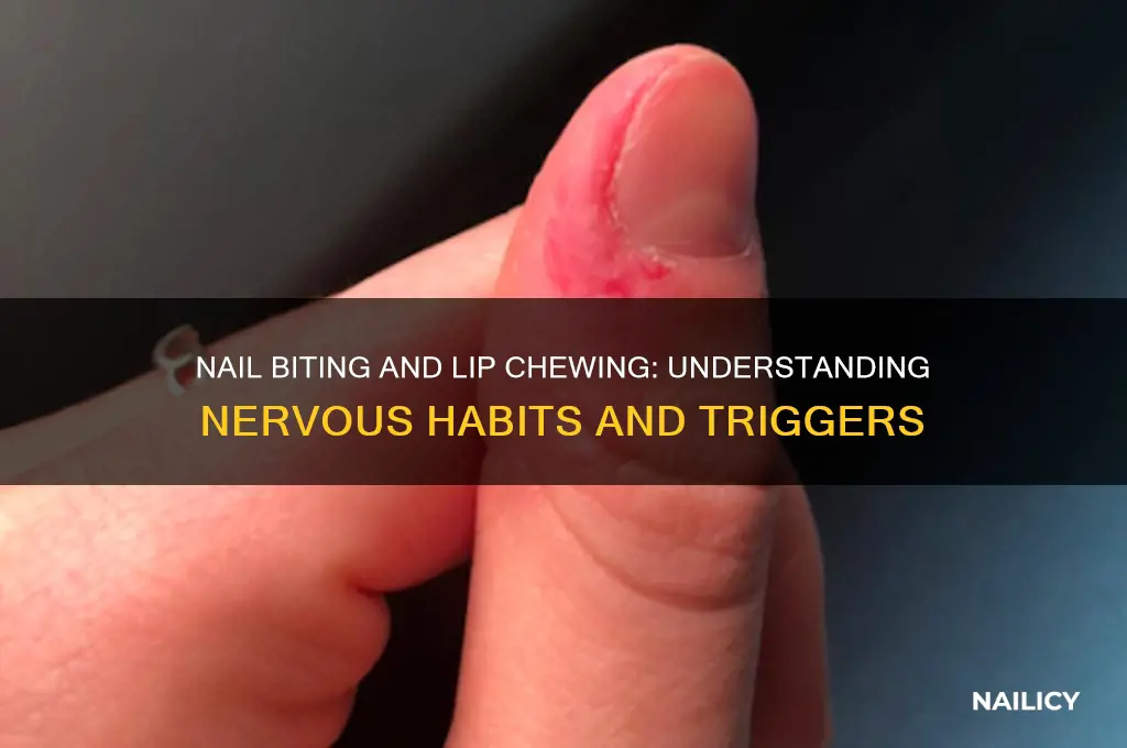 why do people bite their nails lip