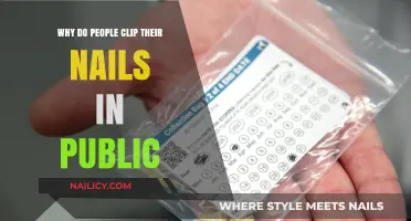 Public Nail Clipping: Understanding the Social Norms and Personal Habits