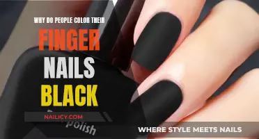 The Mystery of Black Fingernails: Exploring the Trend