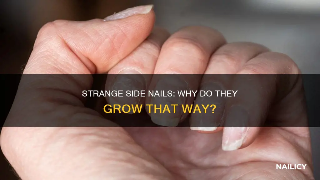 why do people have side nails growing out