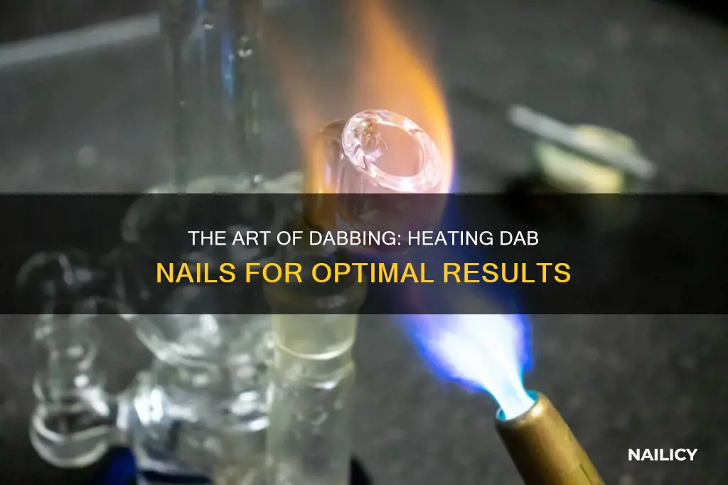 why do people heat dab nail so long