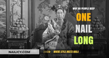 Strange Nail Trend: One Long Nail's Surprising Significance