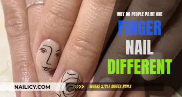 The Art of the Different: Why One Finger Nail Stands Out