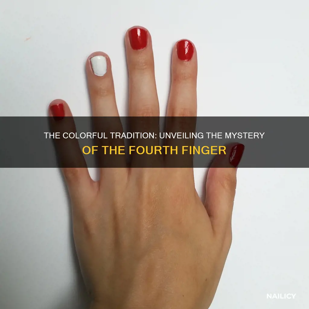 why do people paint the 4th finger nail