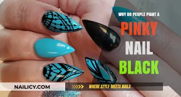 Why Do People Paint a Pinky Nail Black? Unveiling the Trend