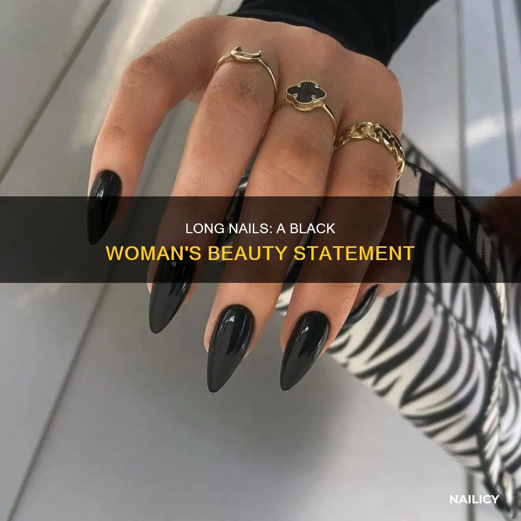 why do some black women grow their nails insanely long