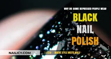 Black Nail Polish: A Silent Expression of Depression's Inner Turmoil