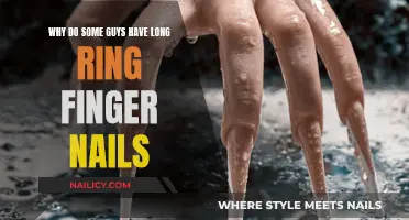 Guys' Long Ring Finger Nails: A Style or Health Risk?