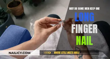 Strange Trend: Men's Long Fingernails, Why?