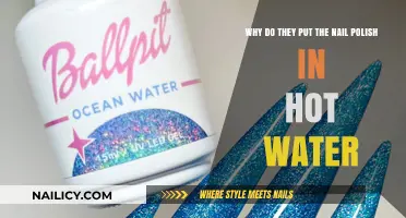 Hot Water Hack: Why It's Used for Nail Polish Application