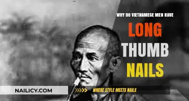 Vietnamese Men's Long Thumb Nails: Cultural Significance?