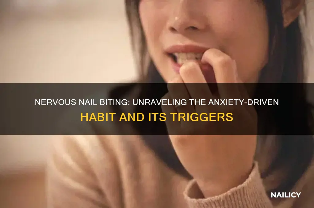why do we bite our nails when nevous