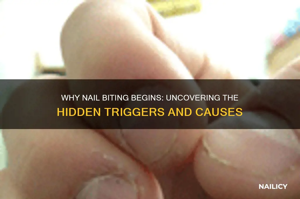 why do we start bite our nails